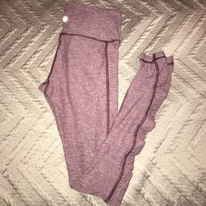 Purple/pink lululemon leggings size 4!